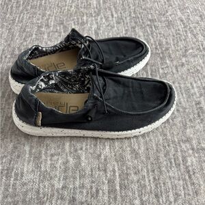 Hey Dude Wendy Black Casual Shoes